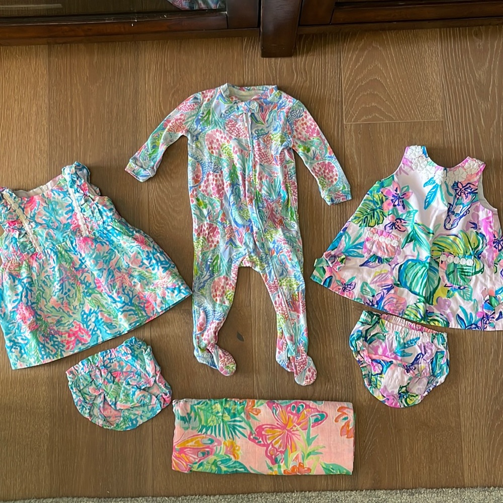 Lilly Pulitzer baby items - size 3-6 month